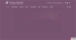 Desktop Screenshot of conduitofhealing.com